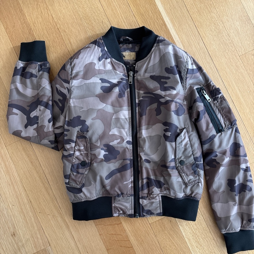 Camouflage Bomber Jacket